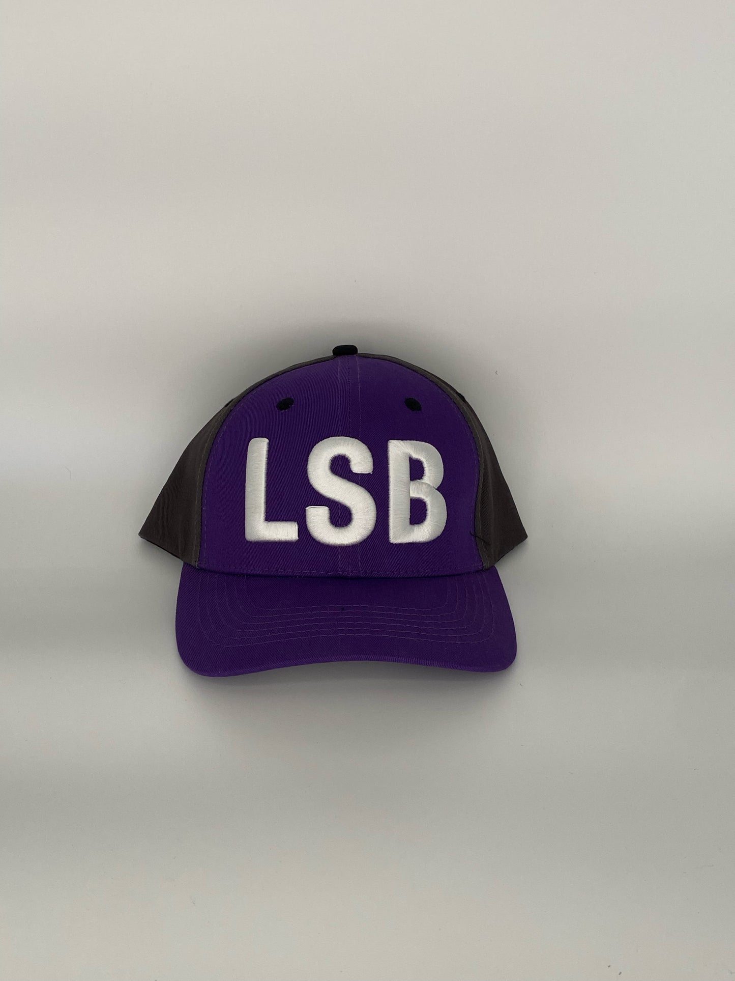 Purple 'LSB' Snapback Hat