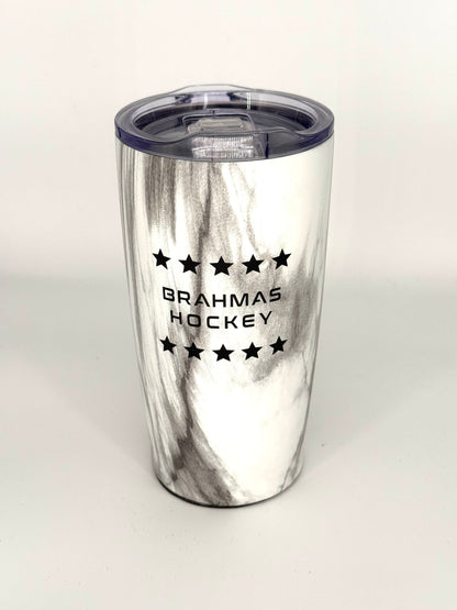 White Brahmas Tumbler