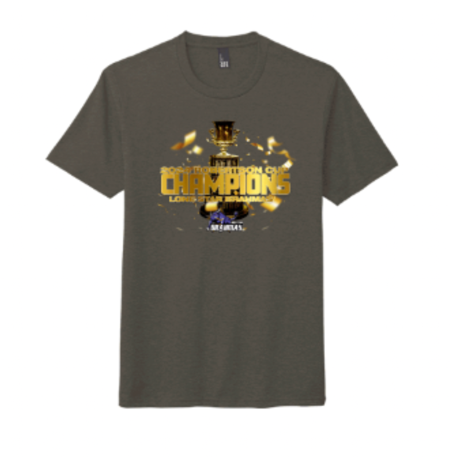 Championship Tee - Grey & Gold