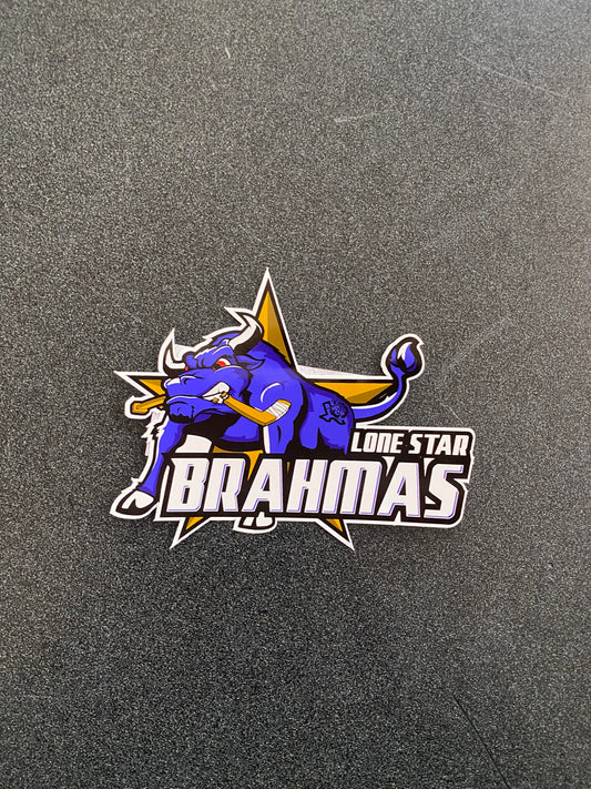 Sticker - "Lone Star Brahmas" - Brahmas